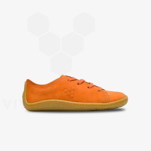 Kids' Vivobarefoot Addis Shoes Orange | IL023PV