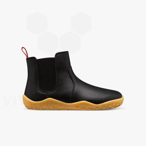 Kids' Vivobarefoot Fulham II Shoes Obsidian | IL020SZ