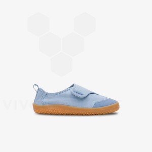 Kids' Vivobarefoot GAIA Shoes Blue | IL052MM