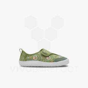 Kids' Vivobarefoot Gaia Preschool Shoes Green | IL056IR