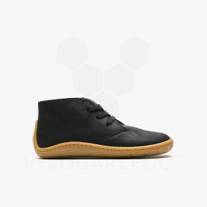 Kids' Vivobarefoot Gobi Addis Shoes Obsidian | IL015XG