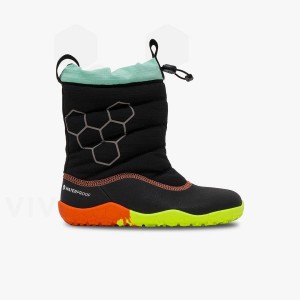 Kids' Vivobarefoot Lumi FG Shoes Obsidian | IL041XG