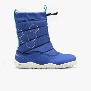 Kids' Vivobarefoot Lumi X Arctic Angels Shoes Blue | IL017VJ