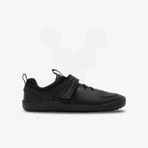 Kids' Vivobarefoot Primus Ludo School Juniors Shoes Obsidian | IL062CP