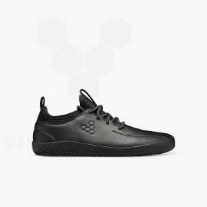 Kids' Vivobarefoot Primus School II Juniors Shoes Obsidian | IL021RX