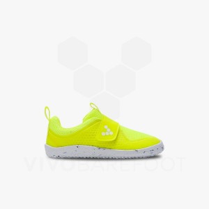 Kids' Vivobarefoot Primus Sport III Shoes Lemon | IL078MM