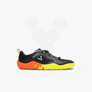 Kids' Vivobarefoot Primus Trail II FG Shoes Obsidian | IL085FU