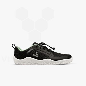 Kids' Vivobarefoot Primus Trail II FG Shoes Obsidian | IL025NN