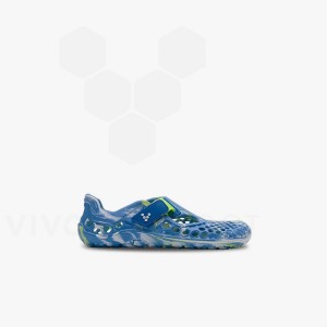 Kids' Vivobarefoot Ultra Bloom Preschool Shoes Blue Light Turquoise | IL050OB