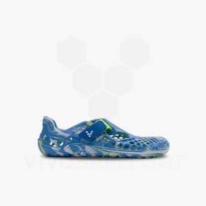 Kids' Vivobarefoot Ultra Bloom Sandals Blue Light Turquoise | IL004IR