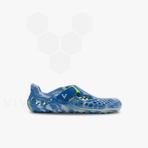 Kids' Vivobarefoot Ultra Bloom Shoes Blue Light Turquoise | IL047RX