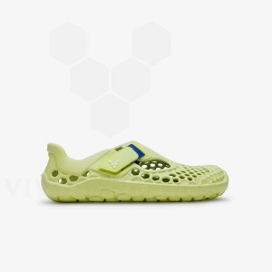 Kids' Vivobarefoot Ultra Bloom Shoes Light Green | IL048QC