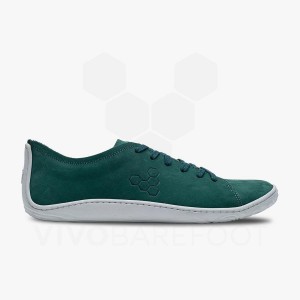 Men's Vivobarefoot Addis Lifestyle Shoes Green | IL312MM