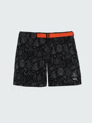 Men's Vivobarefoot Finisterre Sport Shorts Black | IL283PV