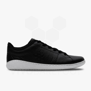 Men's Vivobarefoot Geo Court III Lifestyle Shoes Obsidian | IL317HT