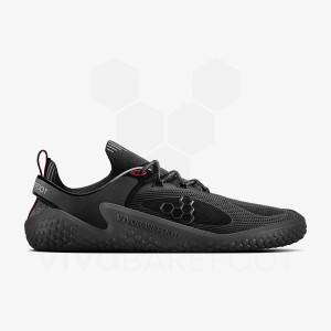 Men's Vivobarefoot Motus Strength JJF Road Running Shoes Obsidian / Dark Grey | IL379XG