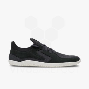 Men's Vivobarefoot Primus Asana II Lifestyle Shoes Obsidian | IL306SZ