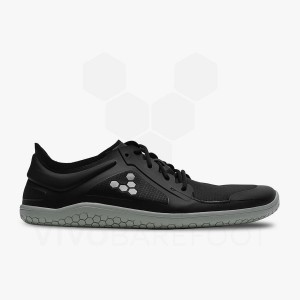 Men's Vivobarefoot Primus Lite All Weather Training Shoes Obsidian | IL330UK