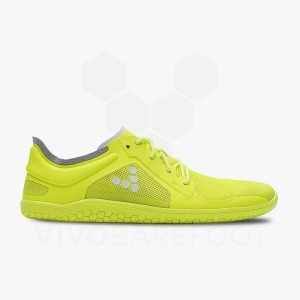 Men's Vivobarefoot Primus Lite III Road Running Shoes Yellow | IL392KW