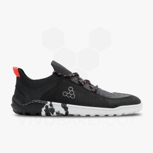 Men's Vivobarefoot Tracker Decon Low FG2 Hiking Shoes Obsidian | IL424EI