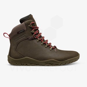 Men's Vivobarefoot Tracker II FG Hiking Shoes Taupe | IL413PV