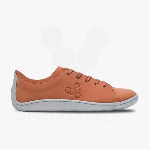 Women's Vivobarefoot Addis Lifestyle Shoes Orange | IL138EI