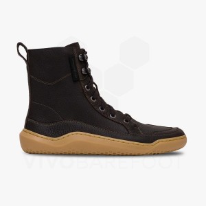 Women's Vivobarefoot Gobi Boot Lifestyle Shoes Black | IL155NN