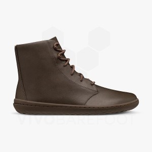 Women's Vivobarefoot Gobi HI IV Lifestyle Shoes Coffee | IL118YF