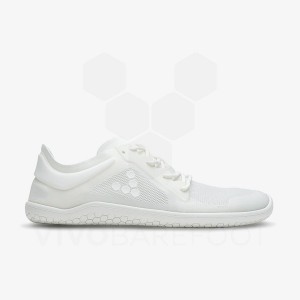 Women's Vivobarefoot Primus Lite III Road Running Shoes White | IL219BA