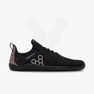 Women's Vivobarefoot Primus Lite Knit Road Running Shoes Obsidian | IL213HT