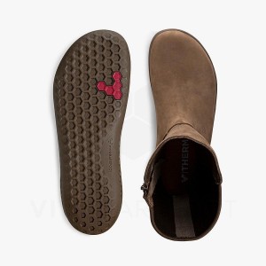 Women's Vivobarefoot Ryder II Lifestyle Shoes Coffee | IL116AS